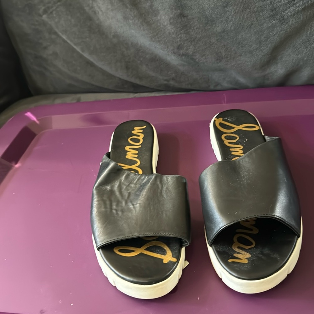 Black Sam Edelman Slides